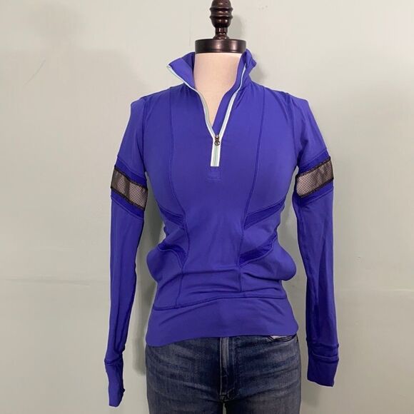 Lululemon IVVA Quarter Zip Workout Top - Picture 1 of 6